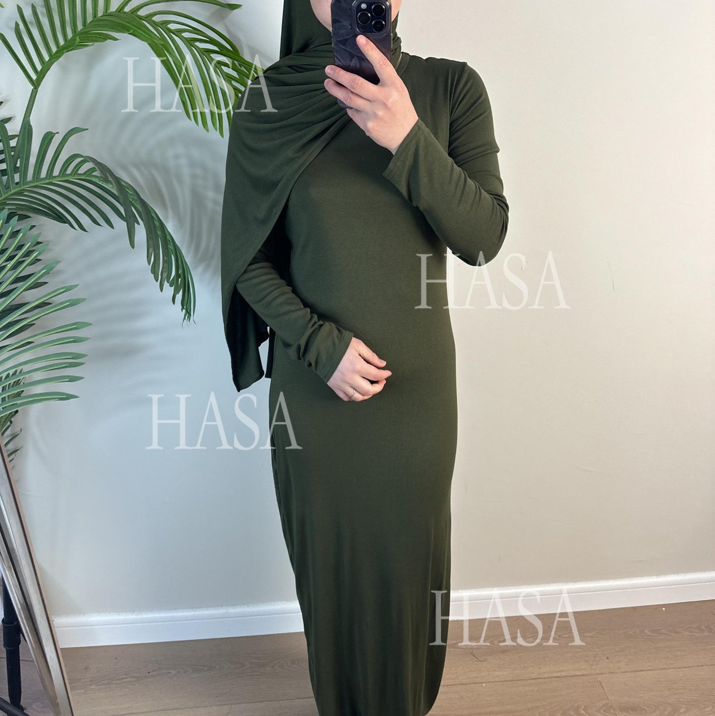 LUMAYA6554 Plain Modal Cotton Scarf with Lightweight Comfort