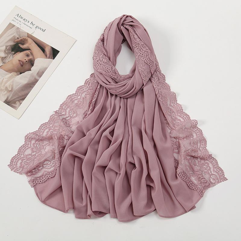 LUMAYA LM1125 New Pearl Chiffon Lace Lace Headband