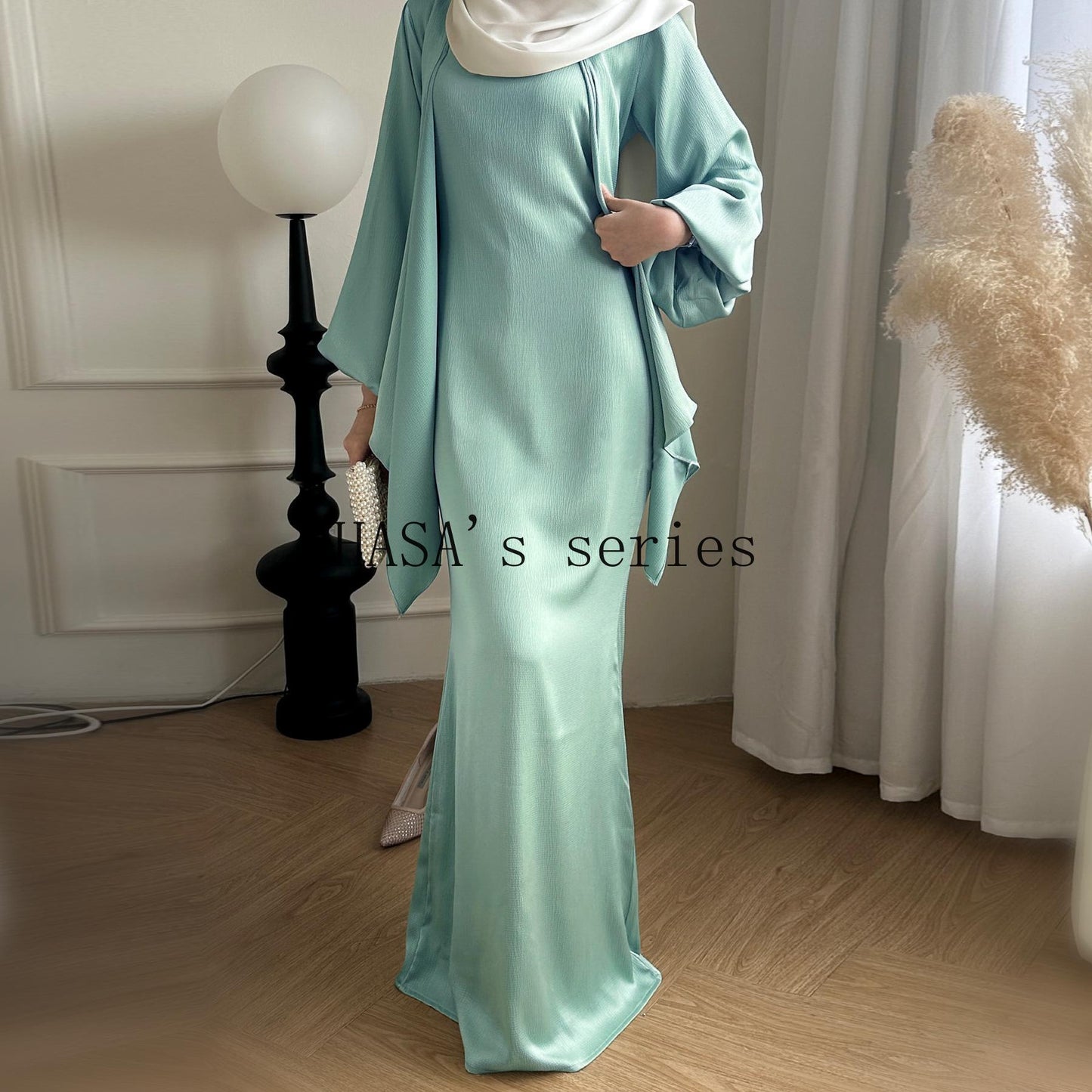LUMAYA4845 Simple, Solid-color, Loose-fitting Two-piece Set, A Comfortable and Coordinated Outfit.