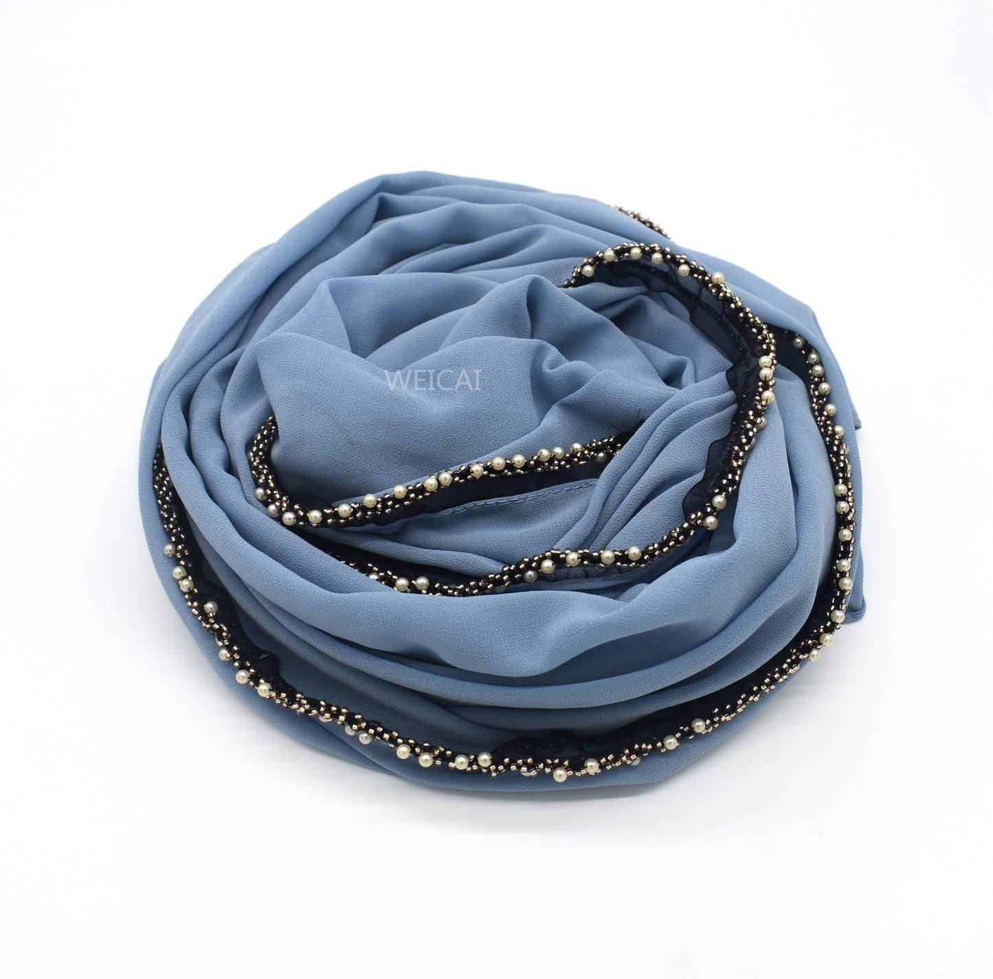 LUMAYA LM1117 Solid Chiffon Headband Hijab