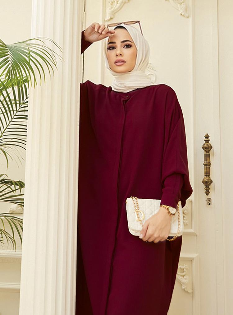 LUMAYA LUMAYA0519 Bat Sleeves Long Robe