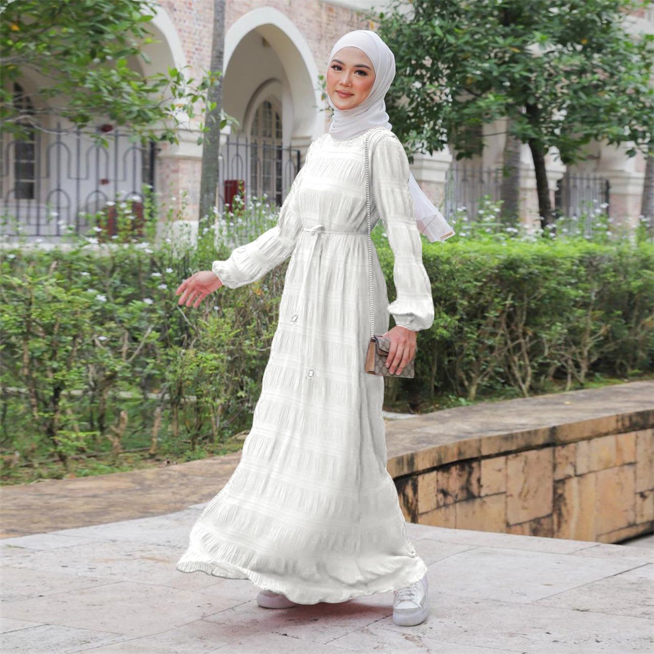 LUMAYA LUMAYA1049 Long Chiffon Pleated Dress