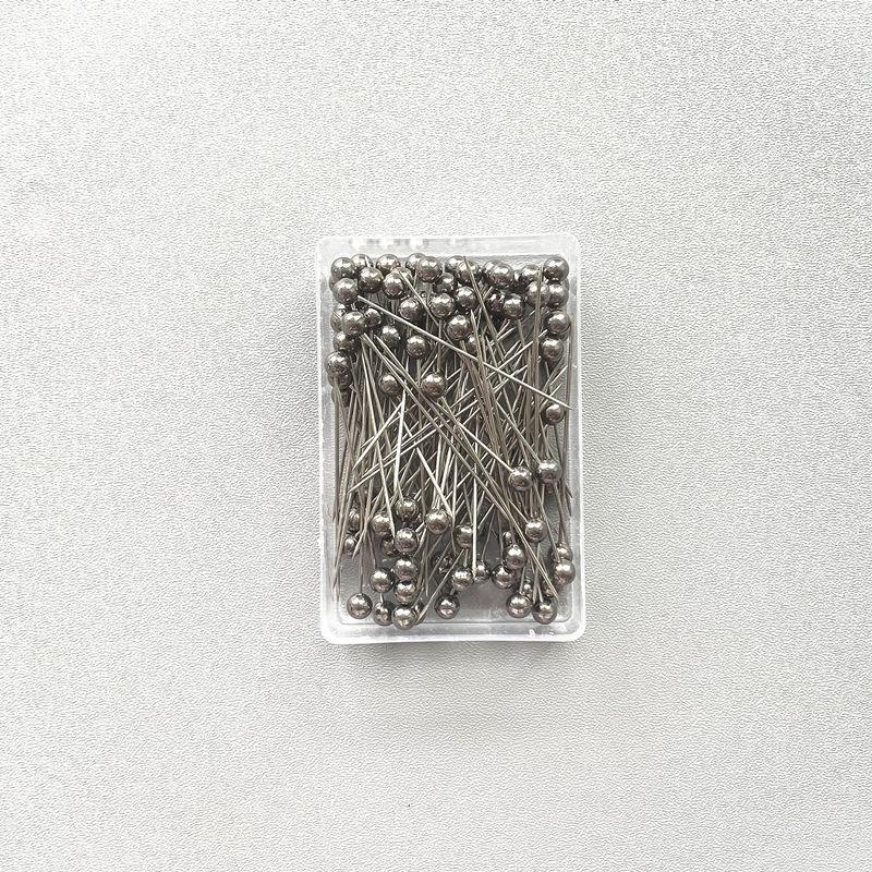 LUMAYA LUMAYA1066 100pcs/box Stainless Steel Pearl Breast Needle Scarf Button