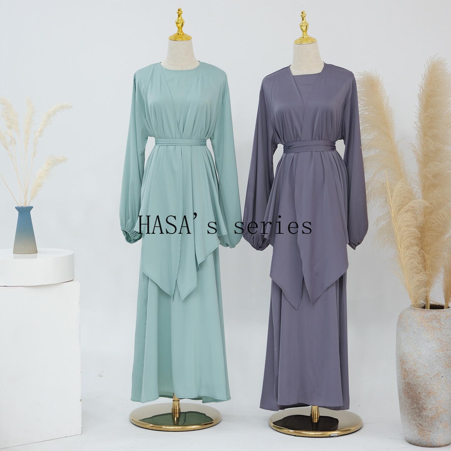 LUMAYA4845 Simple, Solid-color, Loose-fitting Two-piece Set, A Comfortable and Coordinated Outfit.