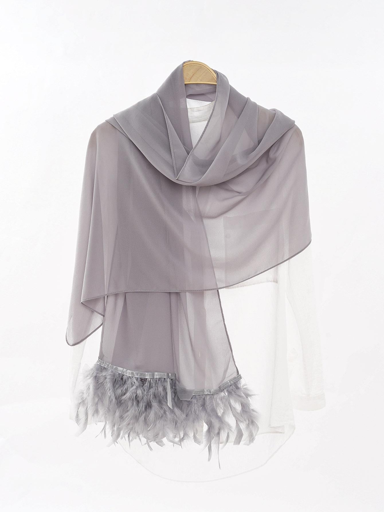 LUMAYA LM1146 Pure Color Chiffon BreatLMble Headscarf