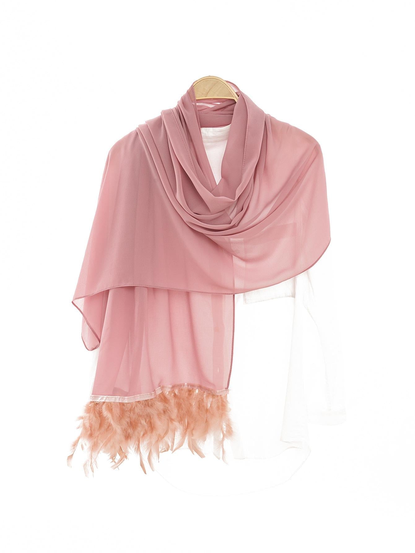 LUMAYA LM1146 Pure Color Chiffon BreatLMble Headscarf