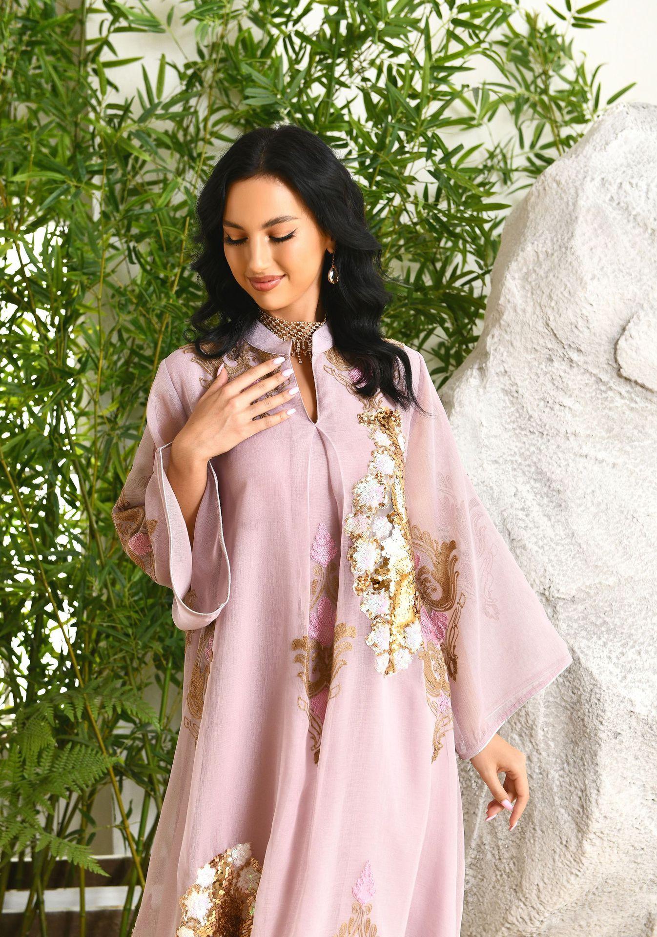 LUMAYA LUMAYA0443 Muslim Embroidered Dress