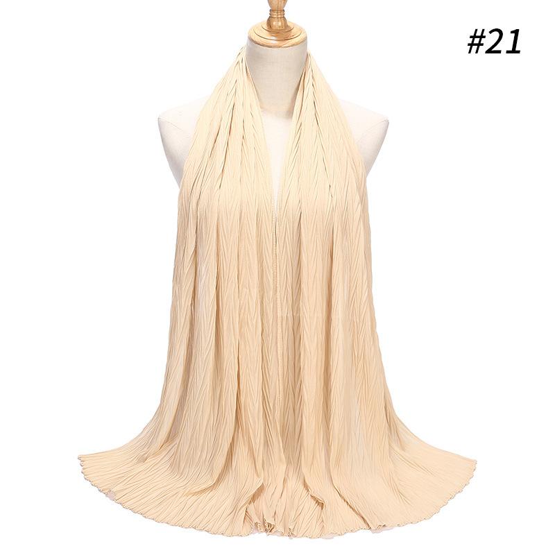 LUMAYA LM1137 Pearl Chiffon Baotou Scarf