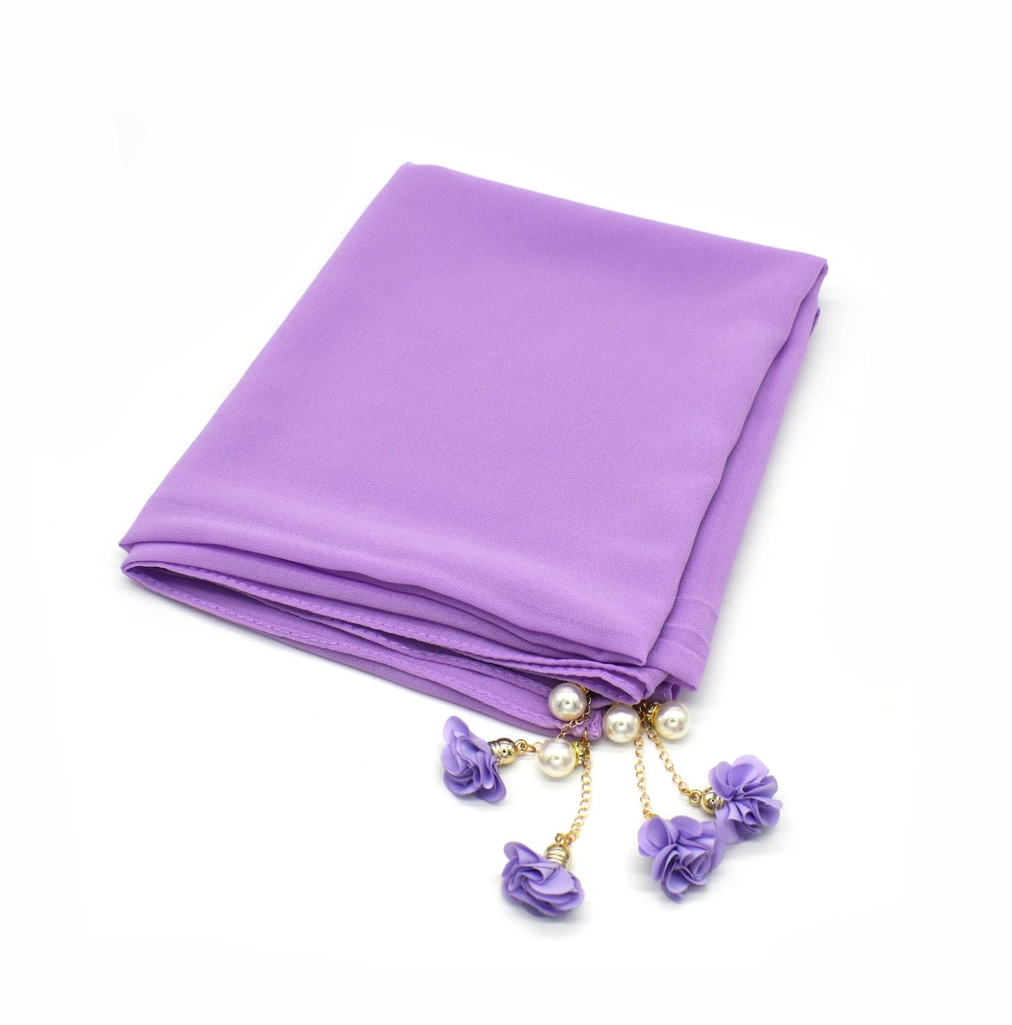 LUMAYA LUMAYA1055 Pearl Flower Hijab