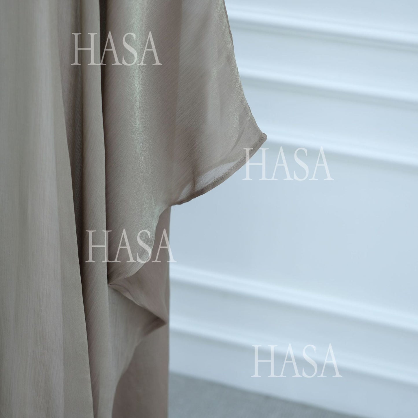 LUMAYA6534 Elegant Island Wrinkle Texture Solid Color Cardigan Robe