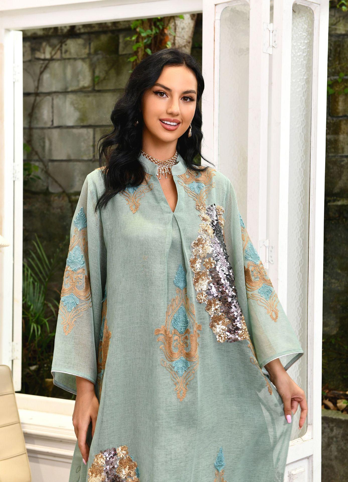 LUMAYA LUMAYA0443 Muslim Embroidered Dress