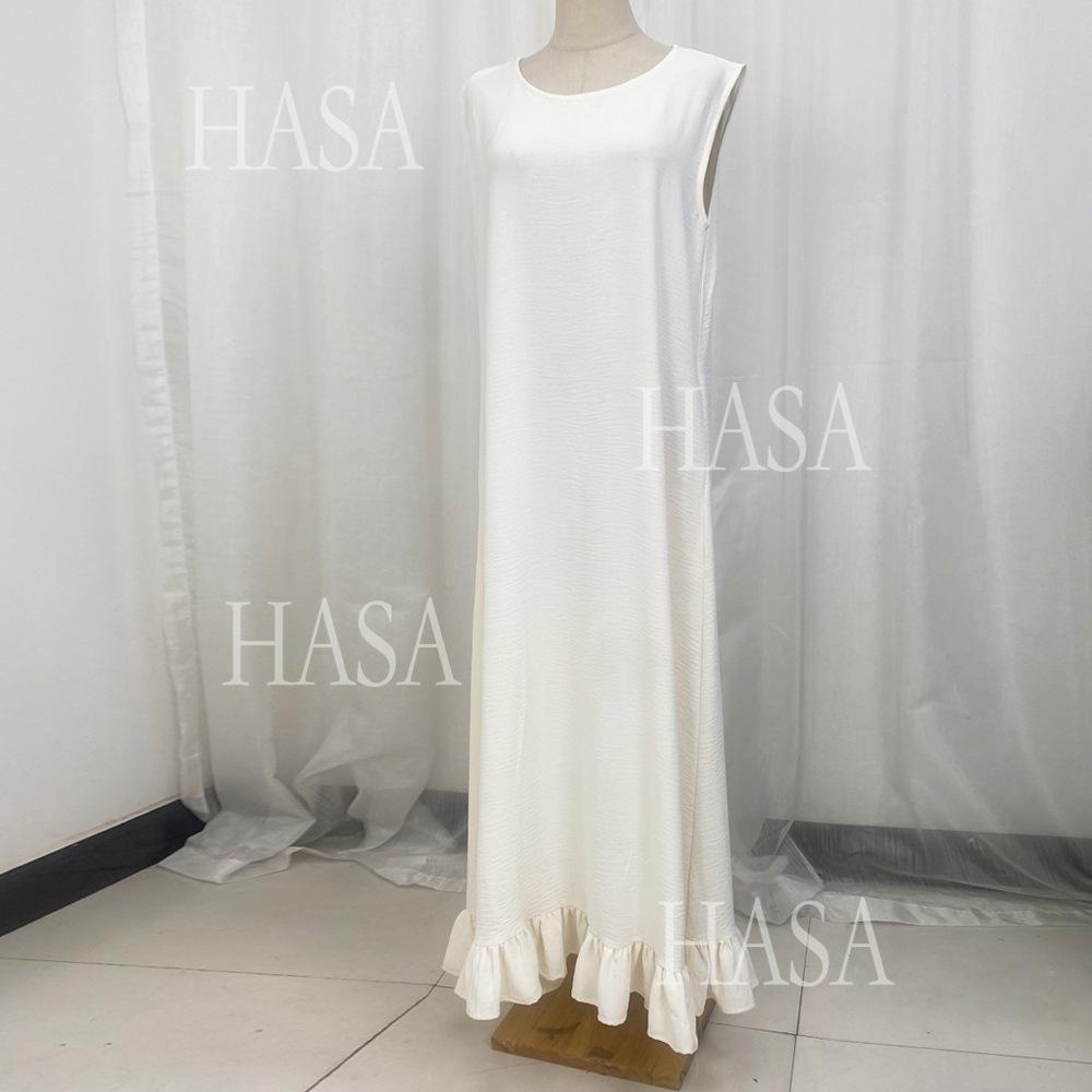 LUMAYA5860 Fashionable Imitation Linen Solid Color Robe, BreatLUMAYAble and Comfortable Leading The Trend abaya girl