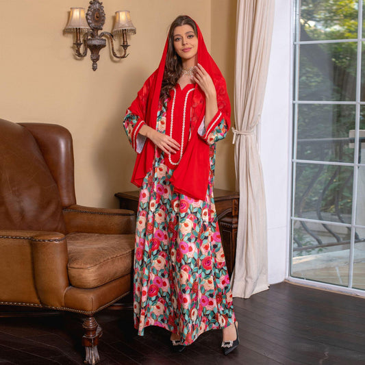 LUMAYA LUMAYA1073 Fashionable Embroidered Dress