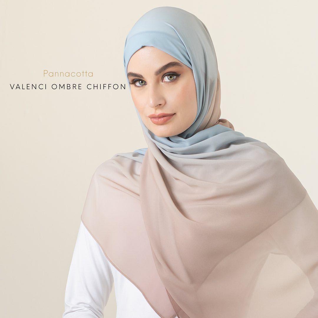 LUMAYA LM1148 New Gradient Chiffon Headscarf