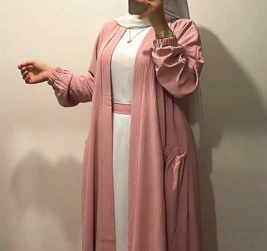 LUMAYA LUMAYA1014 Elegant Coat Long Skirt