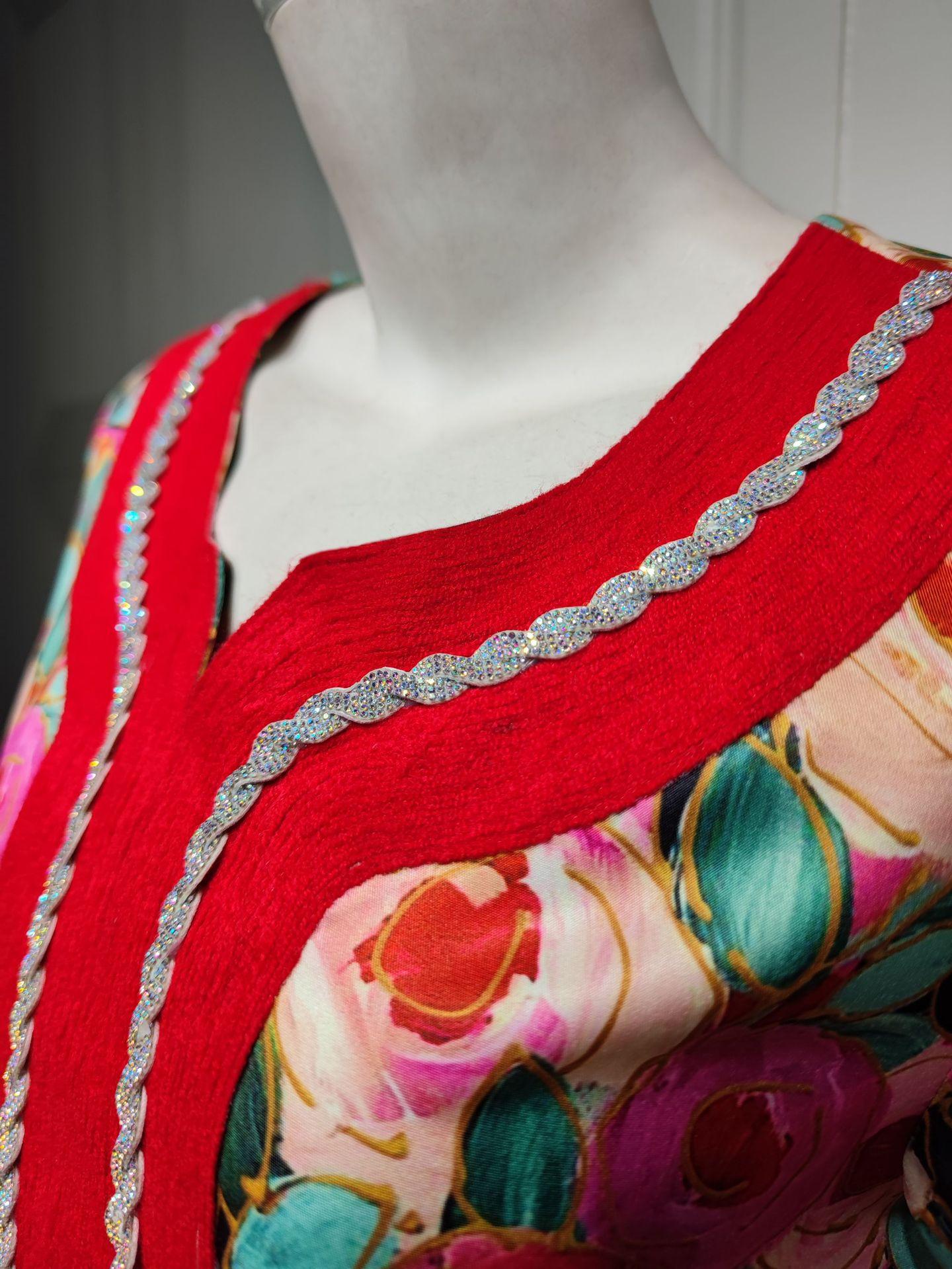LUMAYA LUMAYA1073 Fashionable Embroidered Dress