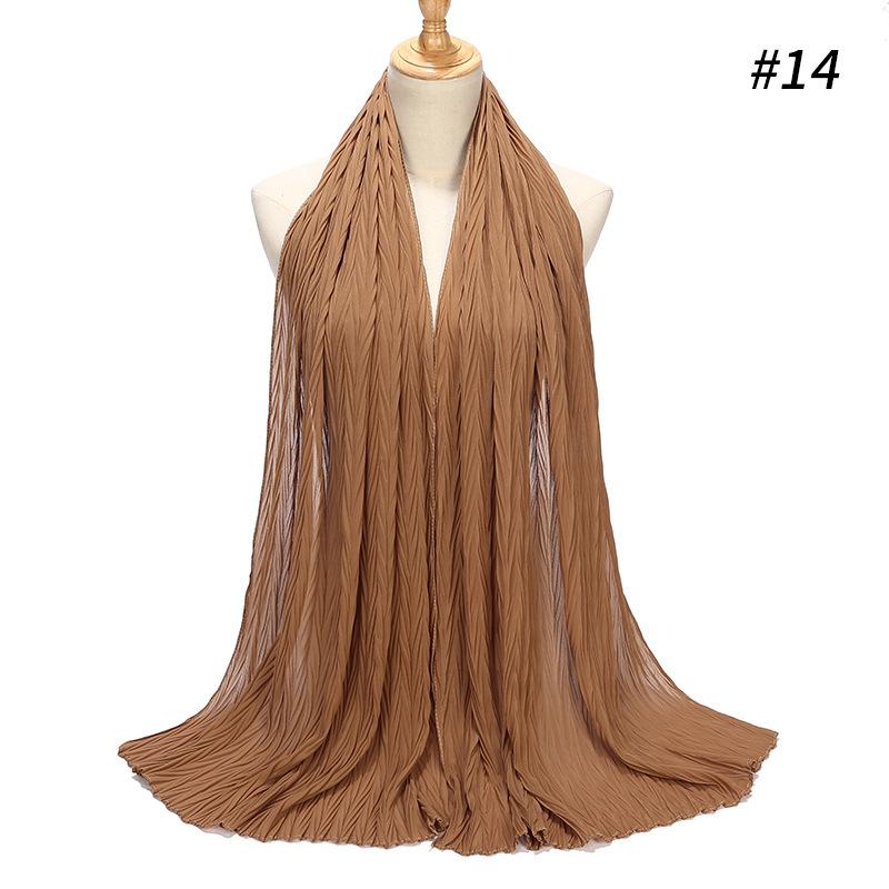 LUMAYA LM1137 Pearl Chiffon Baotou Scarf
