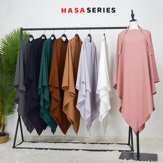 HAYAJ01 Muslim ICE SILK CREPE Khimar