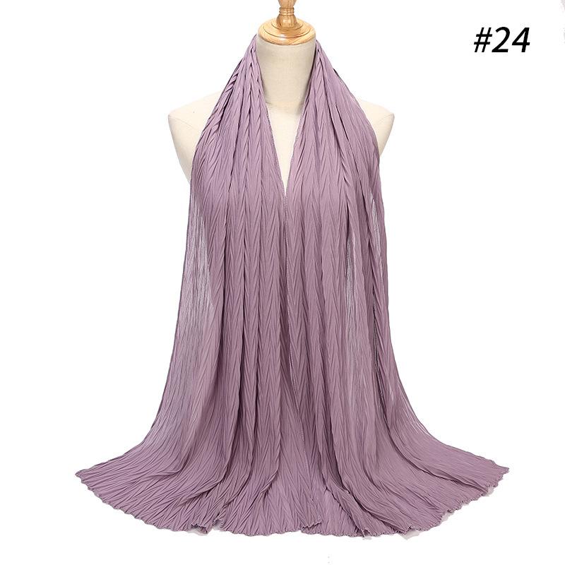 LUMAYA LM1137 Pearl Chiffon Baotou Scarf