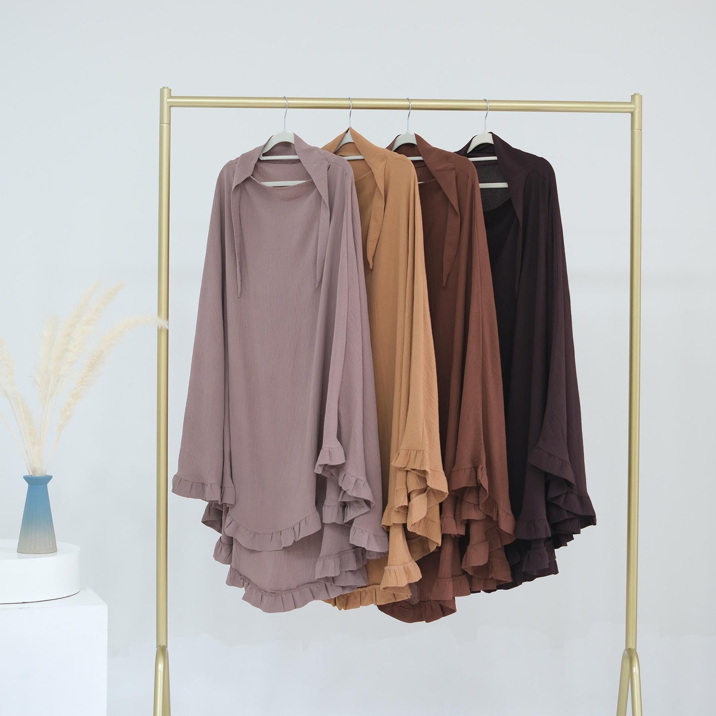 LUMAYA LUMAYA0993 Solid Color Headscarf