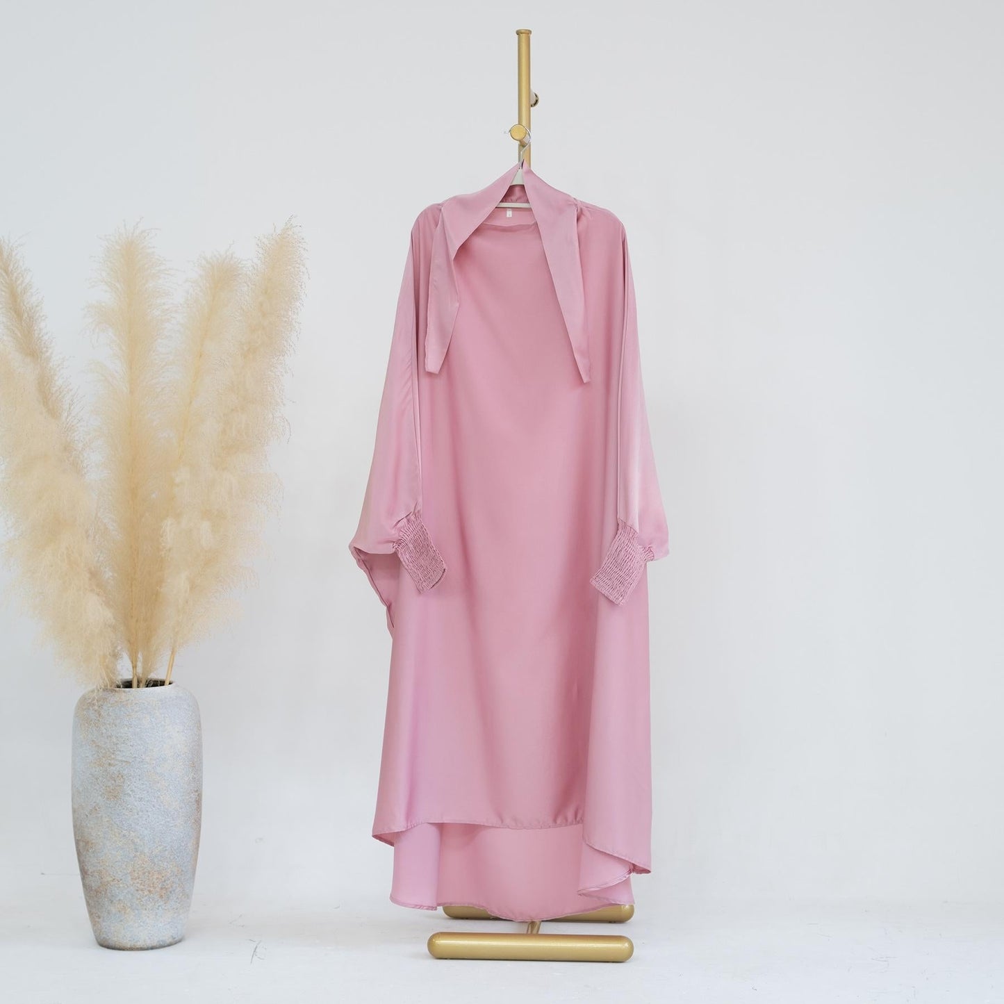 LUMAYA LM0720 Large Swing Solid Color Robe Children's Dress