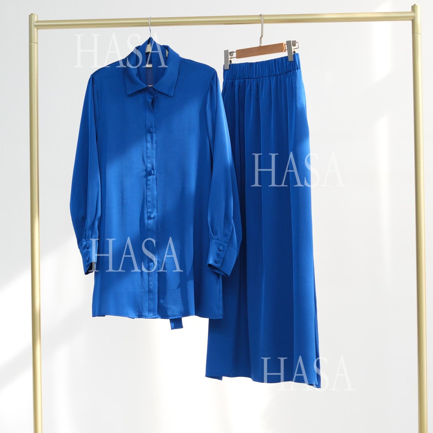 LUMAYA5874 Gentle Lace-up Two-piece Suit, Simple Texture, First Choice for Daily Wear abaya girl