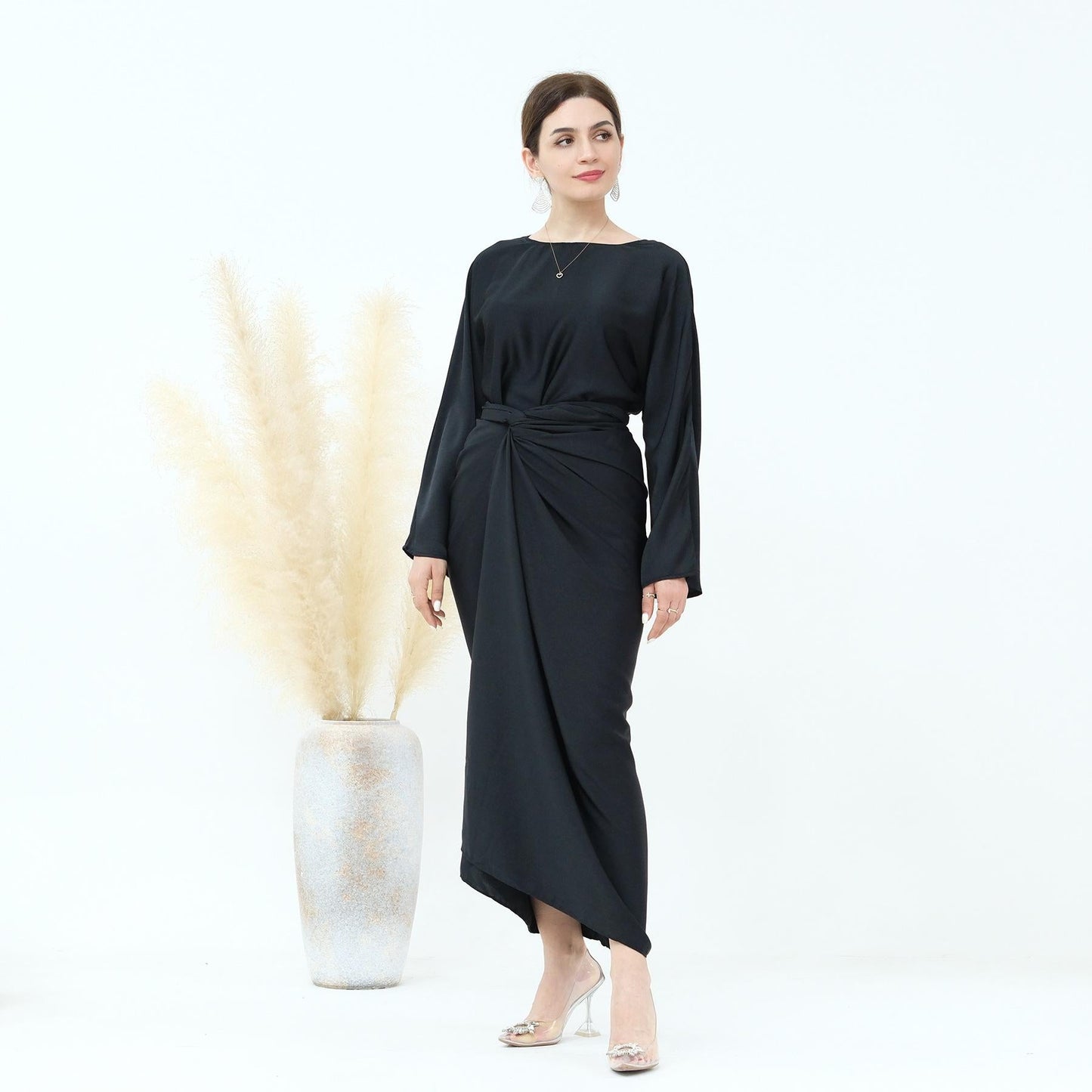 LUMAYA LUMAYA1010 2PCS Set Fashion Top and Skirt