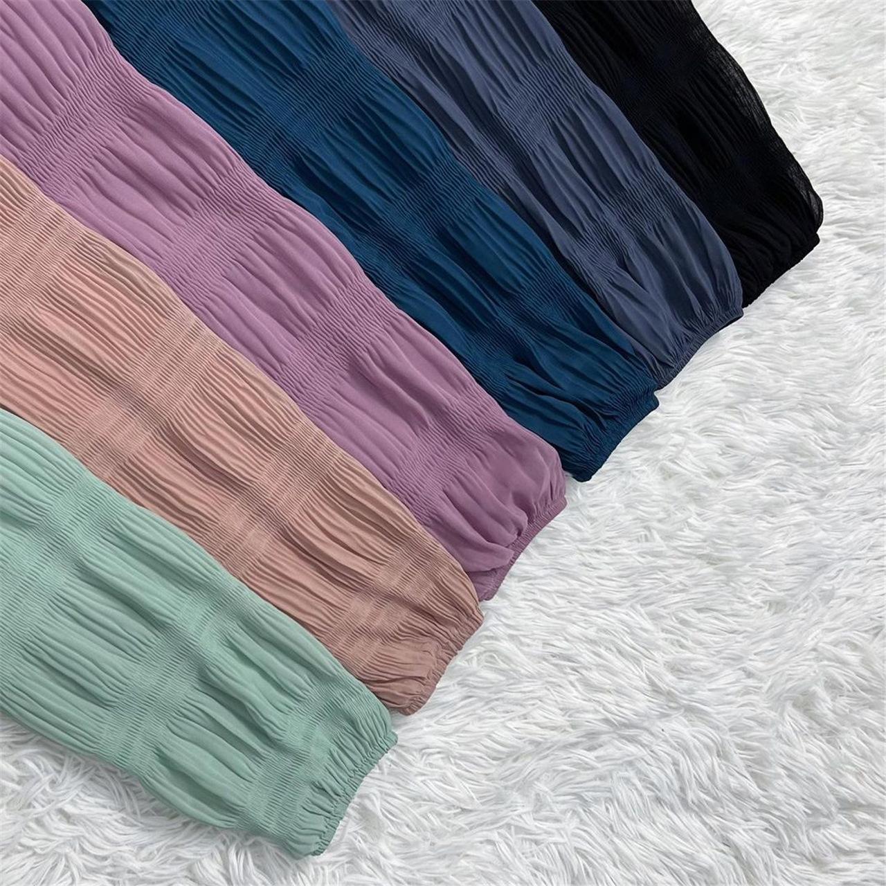 LUMAYA LUMAYA1049 Long Chiffon Pleated Dress
