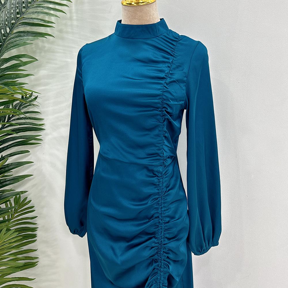 LUMAYA LUMAYA1045 Solid Color Large Robe Dress