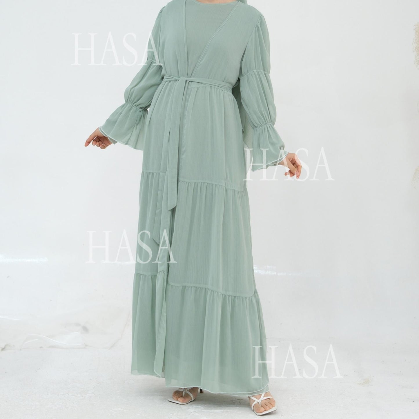 LUMAYA5881 Simple Two-piece Suit, A Dress Combination TLUMAYAt Combines Comfort and Elegance closed abayas