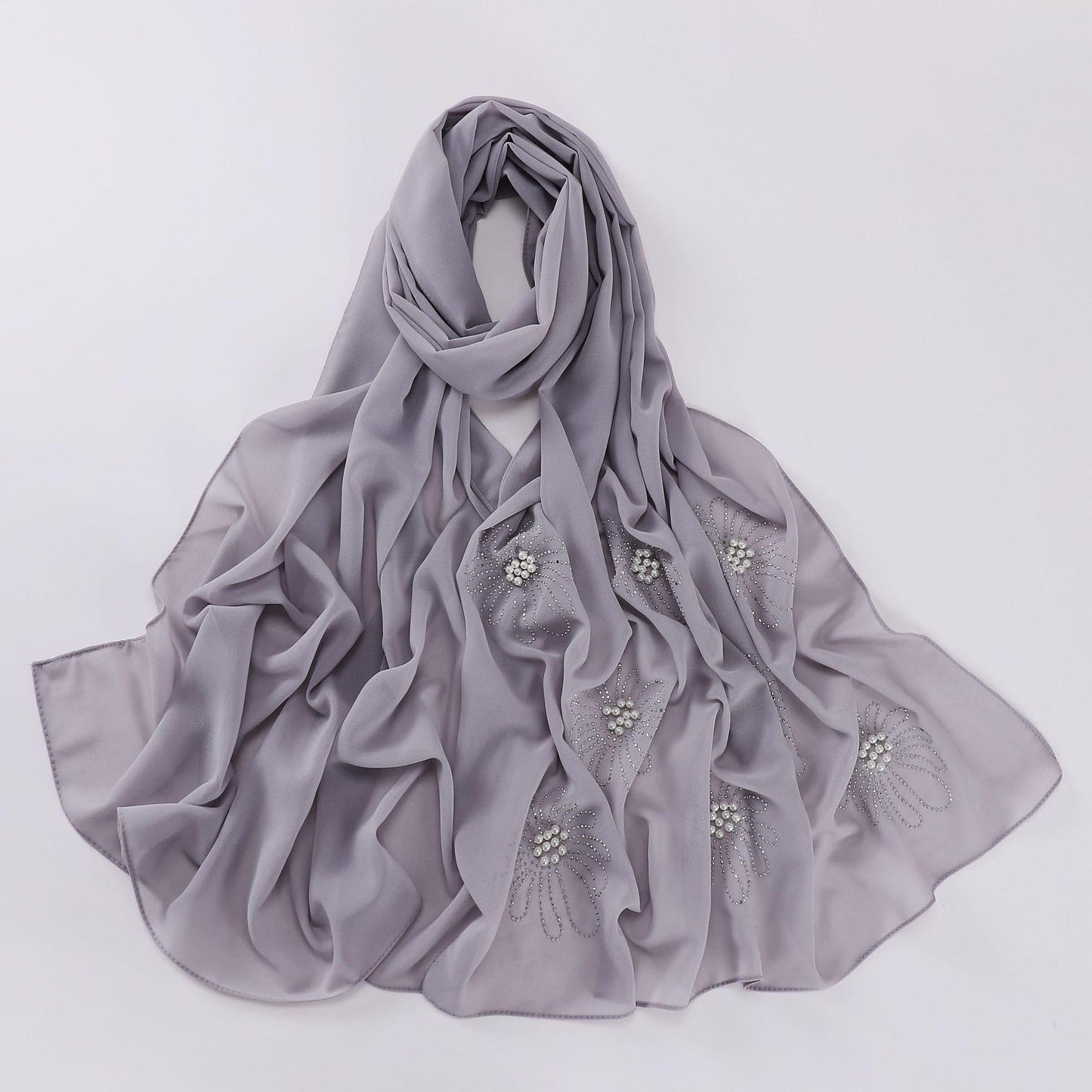 LUMAYA LM1121 New Chiffon Long Scarf Hijab