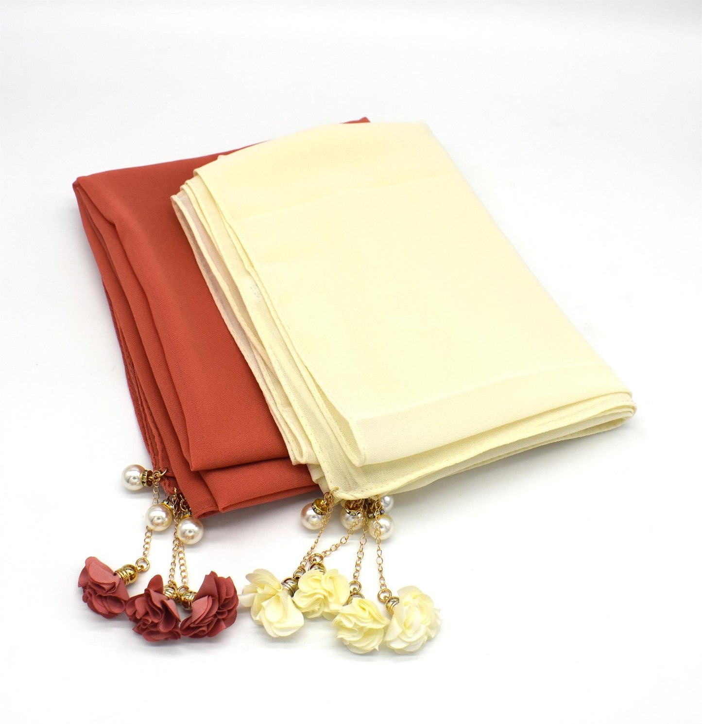 LUMAYA LUMAYA1055 Pearl Flower Hijab
