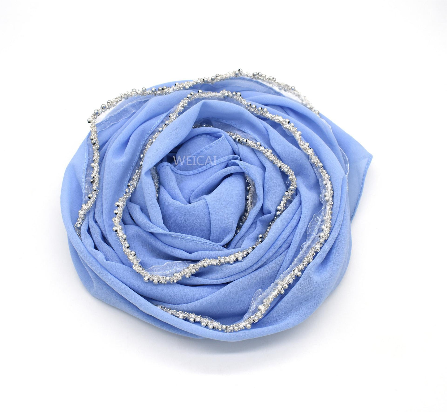 LUMAYA LM1117 Solid Chiffon Headband Hijab