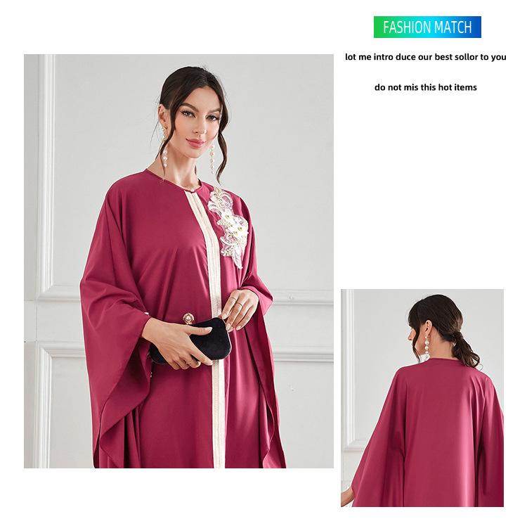 LUMAYA LUMAYA1087 New Style Elegant Decal Dress Robe