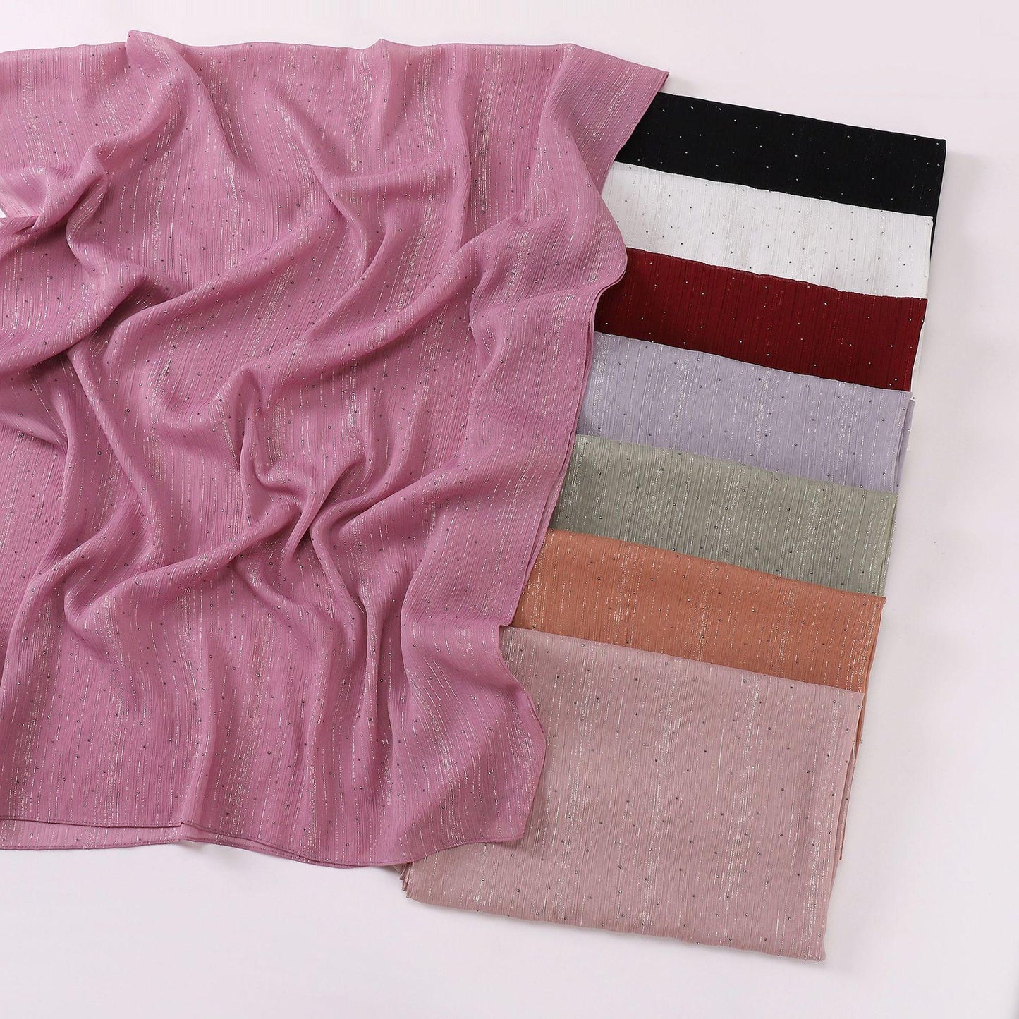 LUMAYA LM1114 All Over The Sky Hot Drilling Long Scarf Hijab
