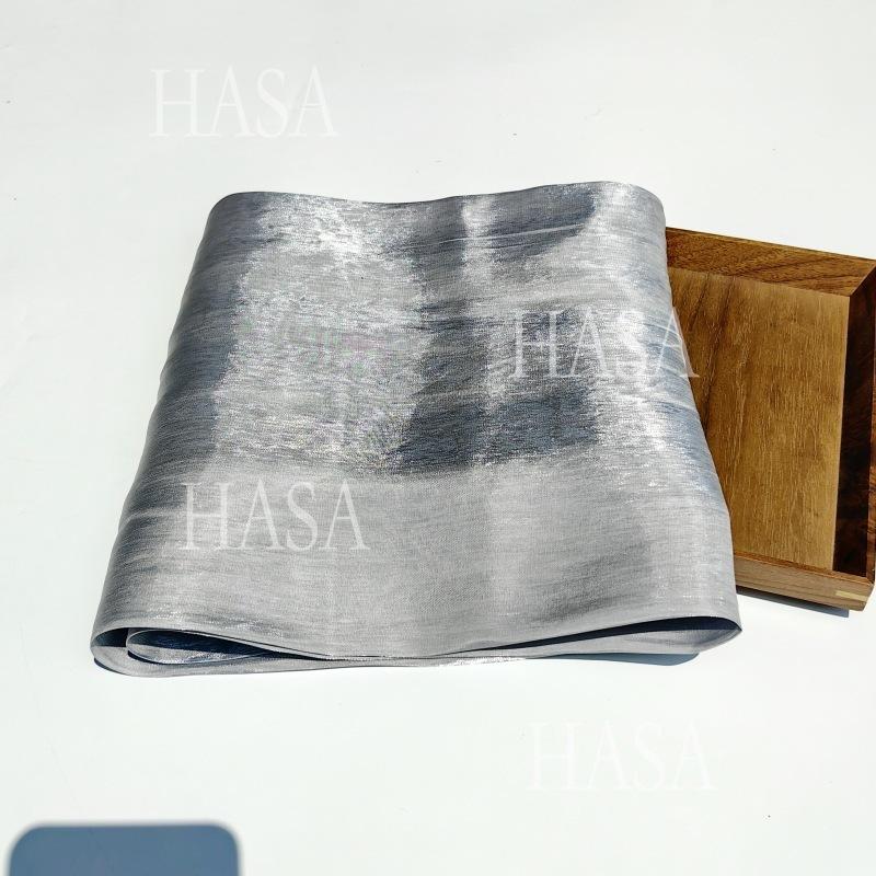 LUMAYA6479 A Simple Silk Scarf with A Mellow Color and A Light and Drapey Design