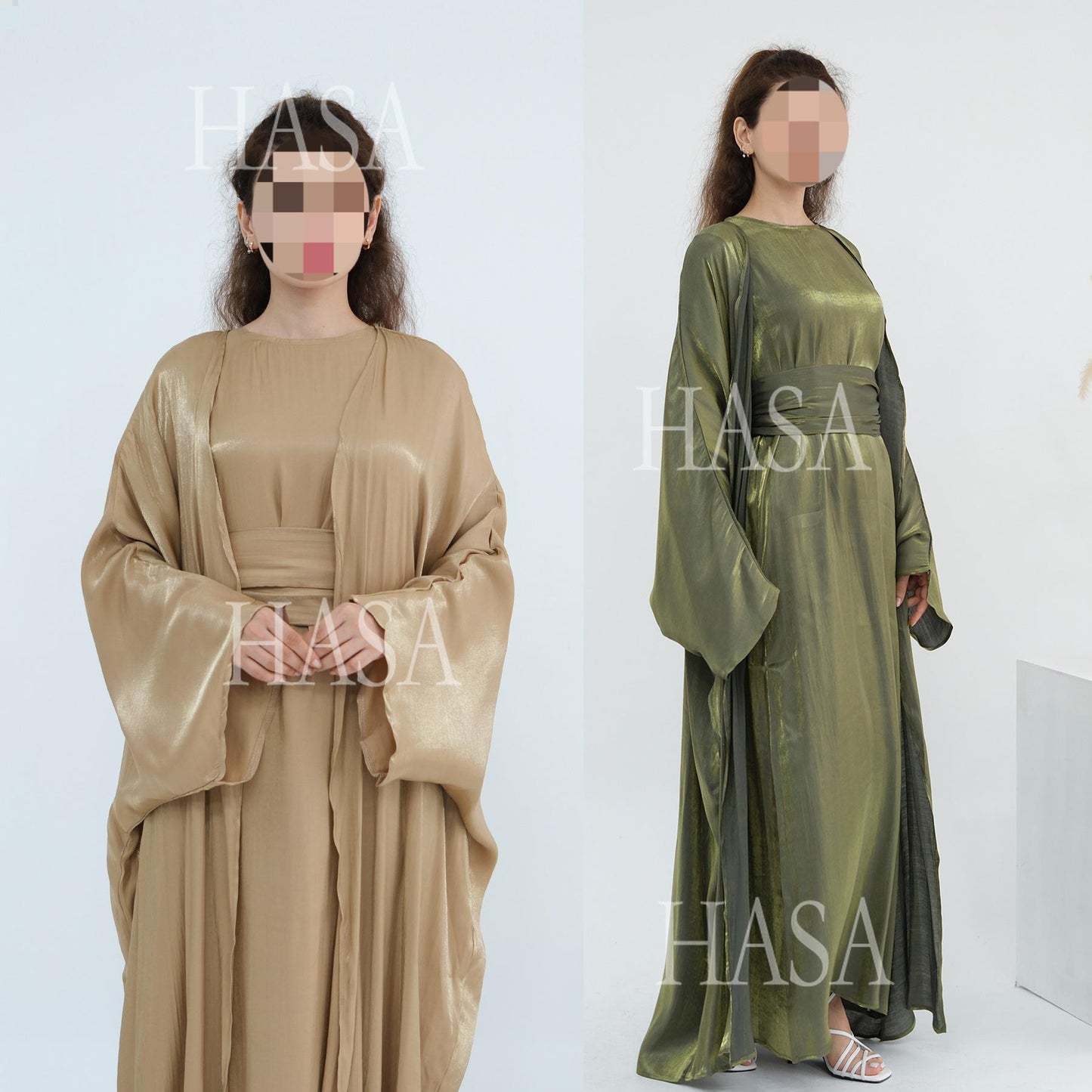 LUMAYA6530 Solid color simple two-piece long skirt suit