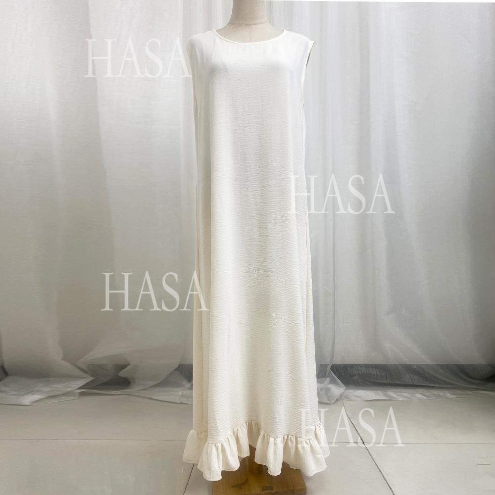 LUMAYA5860 Fashionable Imitation Linen Solid Color Robe, BreatLUMAYAble and Comfortable Leading The Trend abaya girl