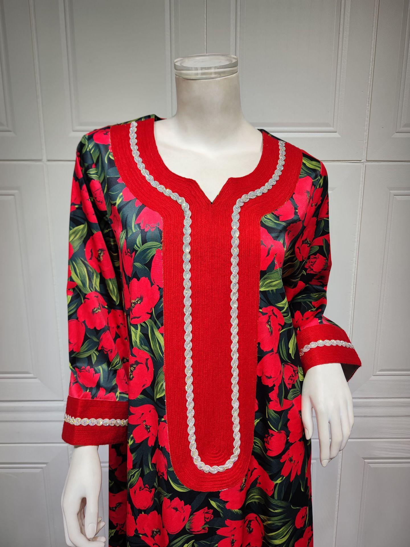 LUMAYA LUMAYA1072 Fashion New Product Hot Diamond Printed Dress