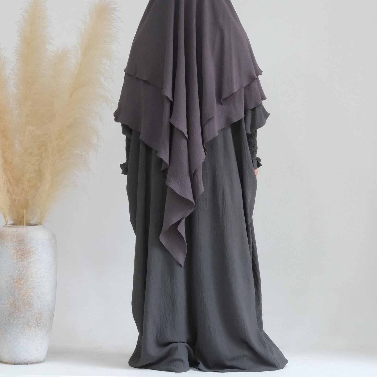 LUMAYA LUMAYA1004 2pcs Set  Abaya+Hijab