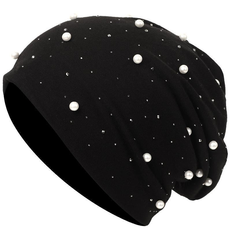 LUMAYA LM1092 Pearl Hot Diamond Pullover Cap