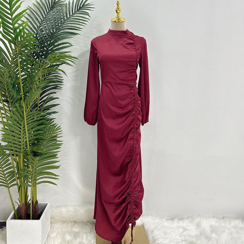 LUMAYA LUMAYA1045 Solid Color Large Robe Dress