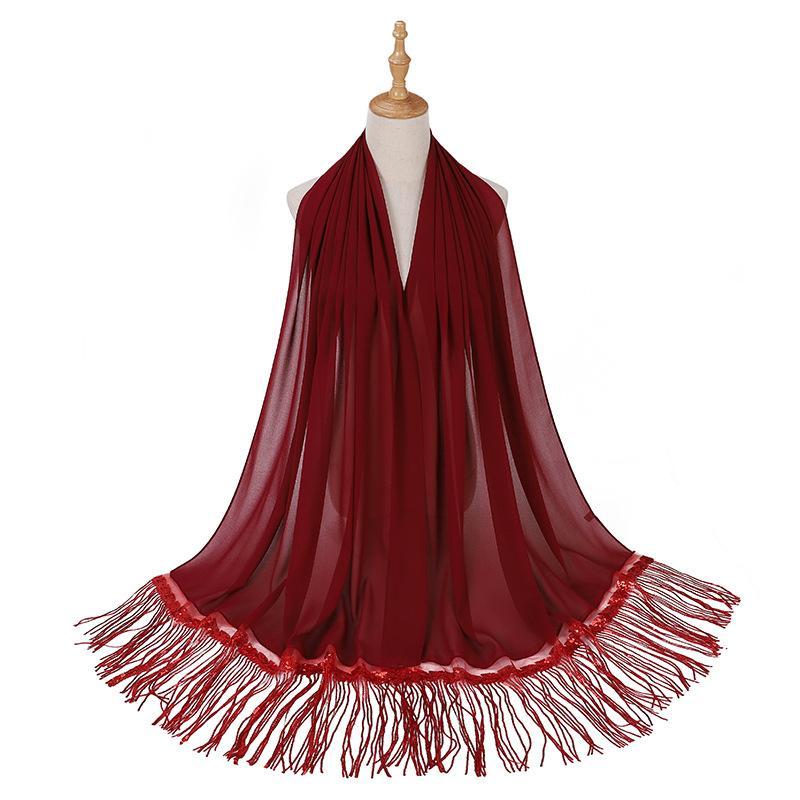 LUMAYA LM1139 Pearl Chiffon Scarf