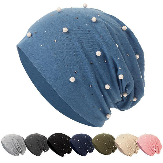 LUMAYA LM1092 Pearl Hot Diamond Pullover Cap