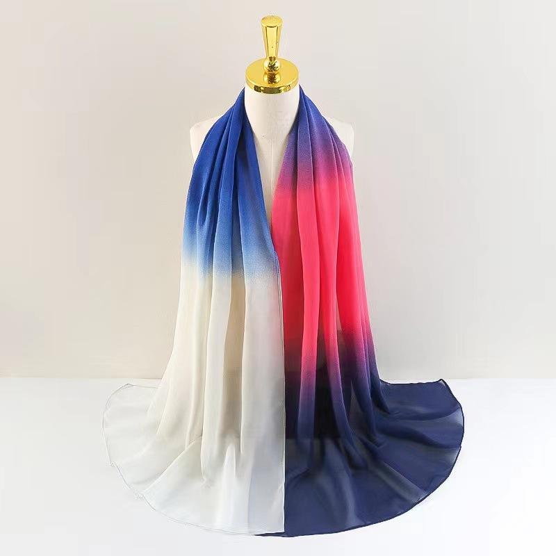 LUMAYA LM1148 New Gradient Chiffon Headscarf