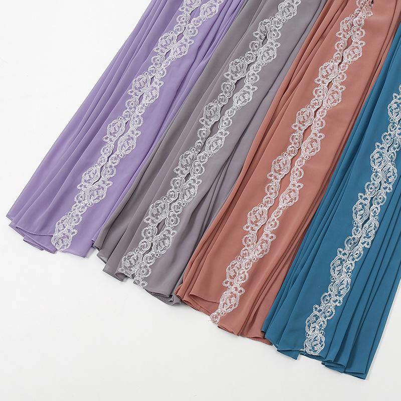 LUMAYA LM1124 Chiffon Fashion Lace Scarf
