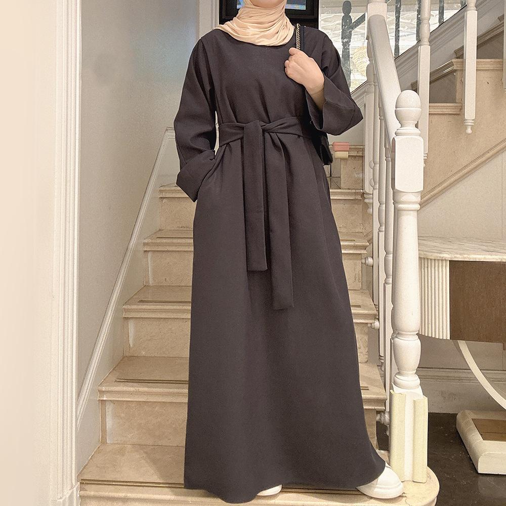 LUMAYA LUMAYA1011 Solid Color Tunic Dress