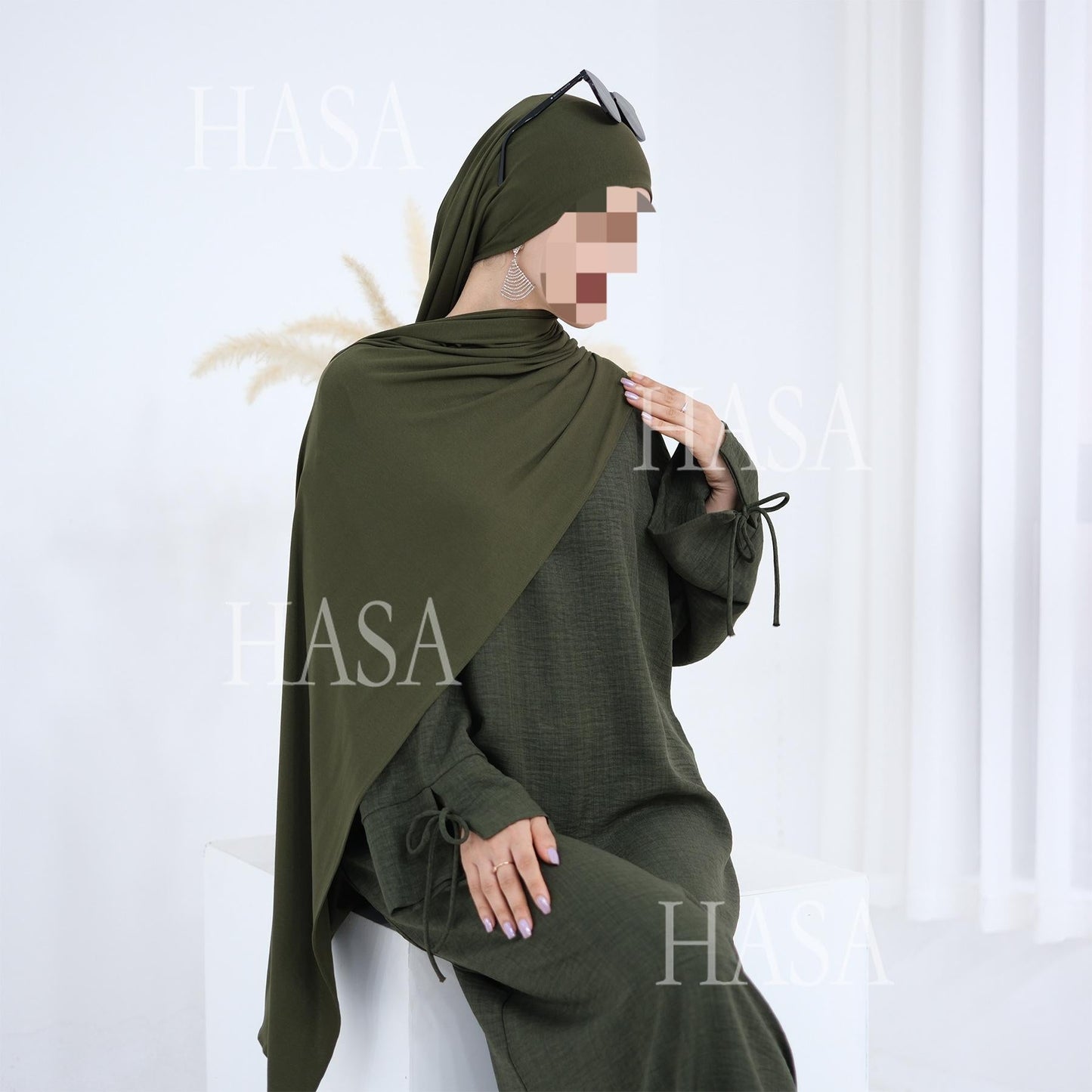 LUMAYA6554 Plain Modal Cotton Scarf with Lightweight Comfort