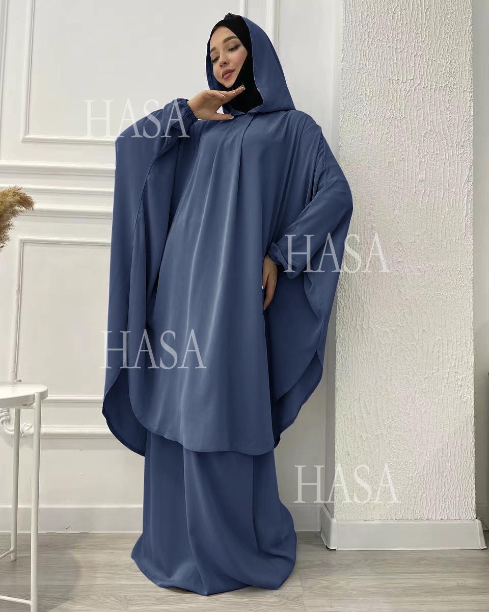 LM6583 Women's Loose Long Robe Suit