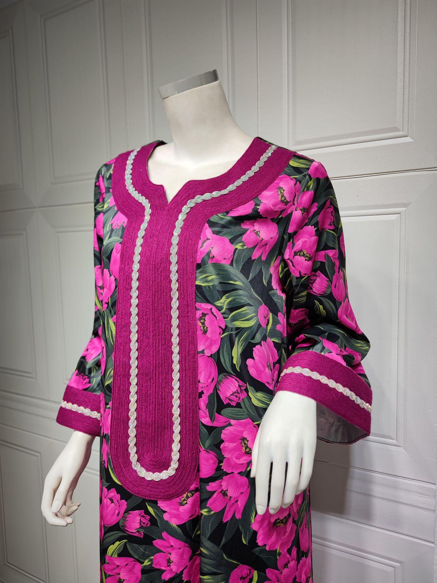 LUMAYA LUMAYA1072 Fashion New Product Hot Diamond Printed Dress